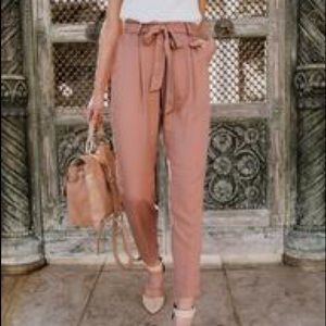 Brooke Pocketed Tie Pants